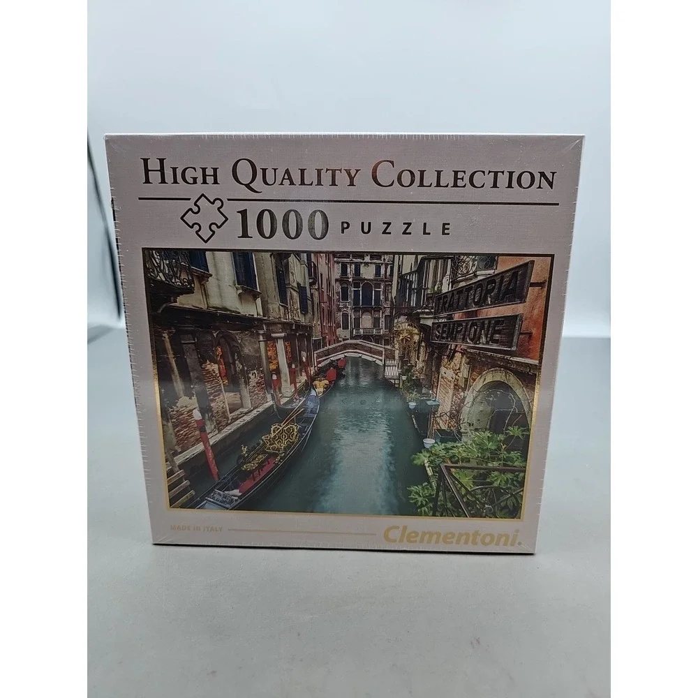Clementoni 1000 Piece Puzzle Called Venice Canal - Made in Italy